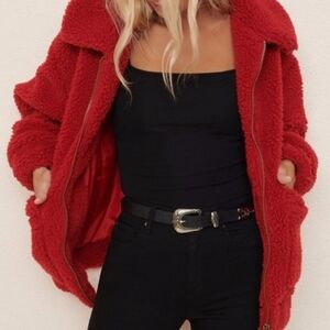 Garage Kids Red Fleece Jacket